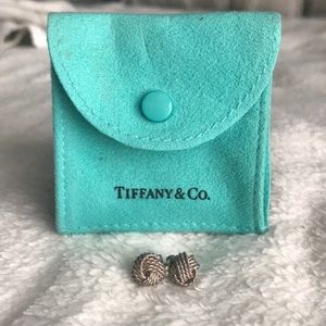 TIFFANY & CO. Twist Knot Stud Earrings